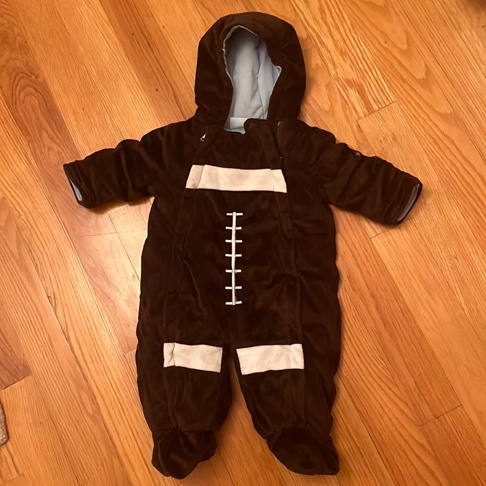 Pistachio Baby Football Bunting Snowsuit